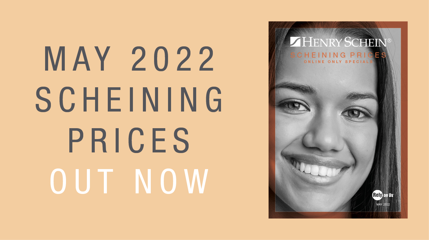 Scheining Prices May 2022 Henry Schein Australian dental products